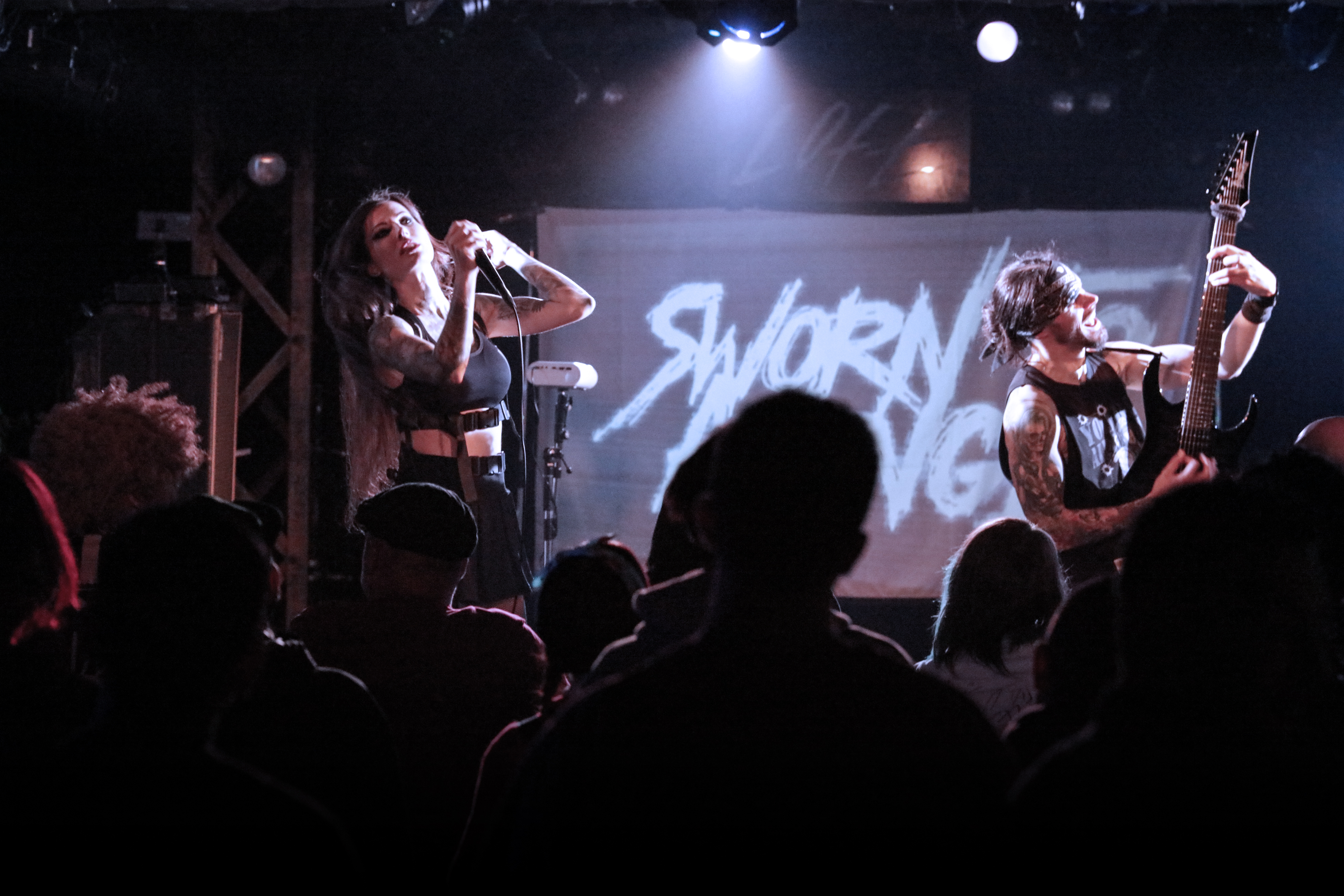 Sworn To Avenge live performance at Edowave Tokyo Japan